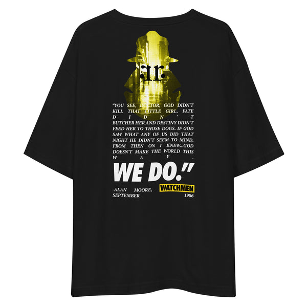 RORSHACH-CVR Unisex oversized t-shirt BLK